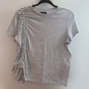 Be Boundless White Speckled Cinch T-shirt XXL